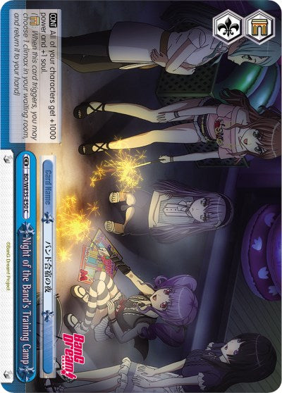 Night of the Band's Training Camp (BD/WE35-E50 C) (Parallel Foil) [Poppin'Party x Roselia]