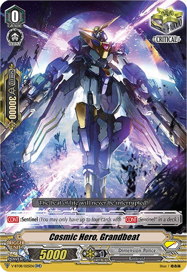 Cosmic Hero, Grandbeat (V-BT08/025EN RR) [Silverdust Blaze]