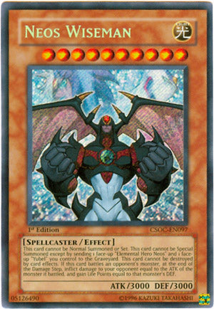 Neos Wiseman [CSOC-EN097] Secret Rare