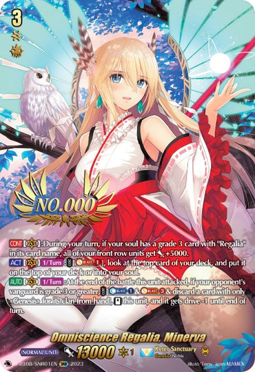 Omniscience Regalia, Minerva (D-BT08/SNR01EN) [Minerva Rising]