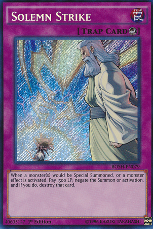 Solemn Strike [BOSH-EN079] Secret Rare