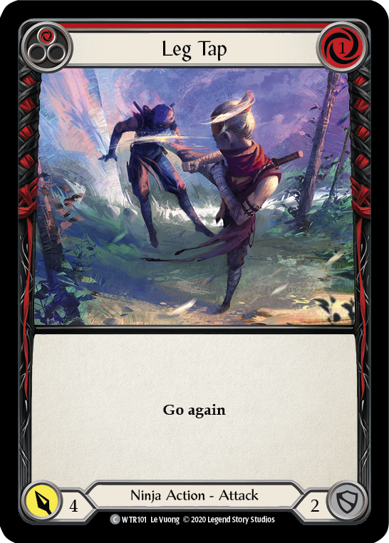 Leg Tap (Red) [U-WTR101] (Welcome to Rathe Unlimited)  Unlimited Rainbow Foil