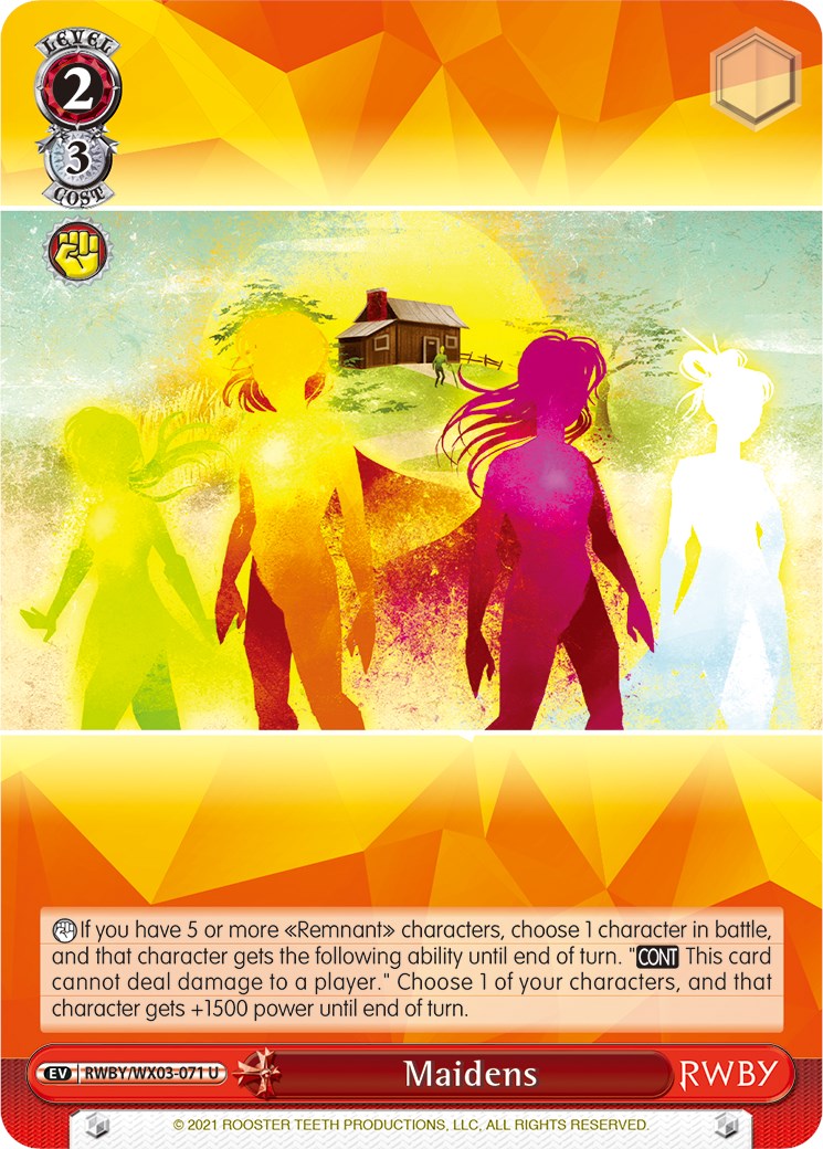 Maidens (RWBY/WX03-071 U) [RWBY]