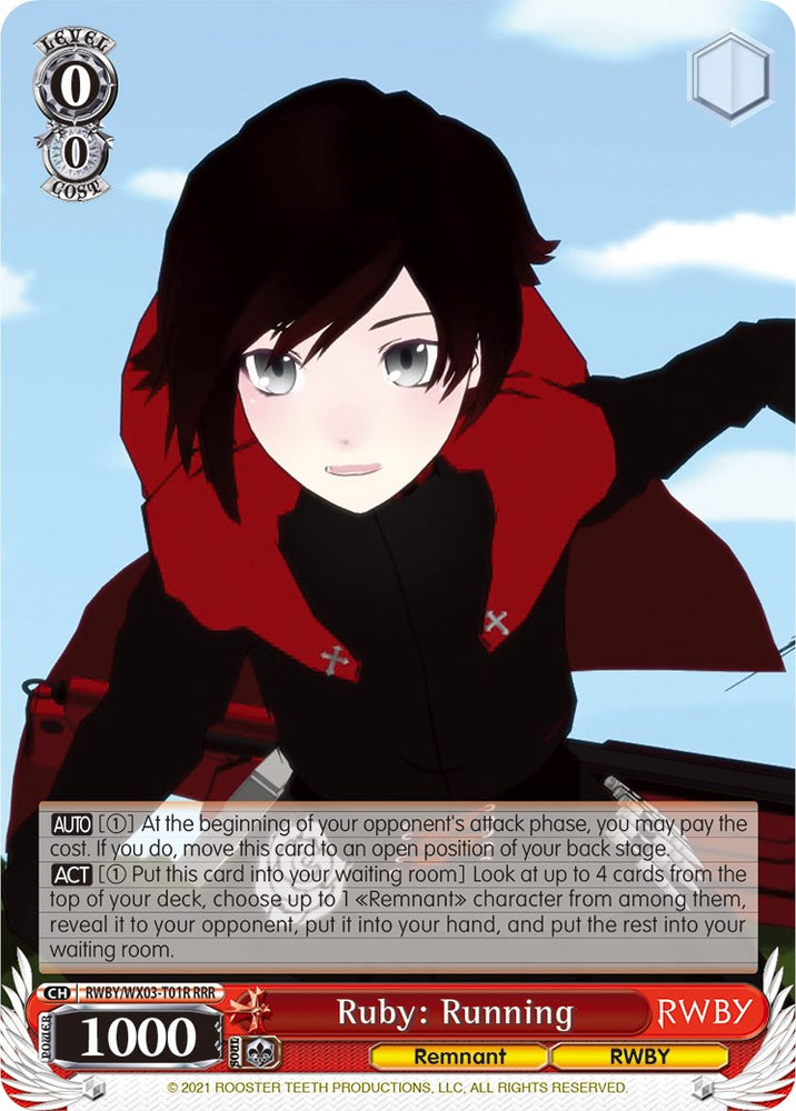 Ruby: Running (RWBY/WX03-T01R RRR) [RWBY]