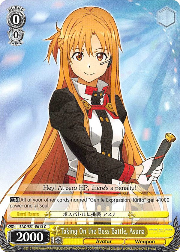 Taking On the Boss Battle, Asuna (SAO/S51-E013 C) [Sword Art Online The Movie: -Ordinal Scale-]