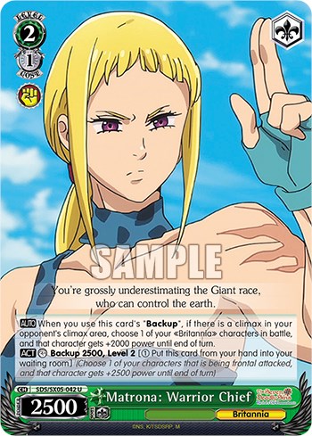 Matrona: Warrior Chief [The Seven Deadly Sins: Revival of The Commandments]