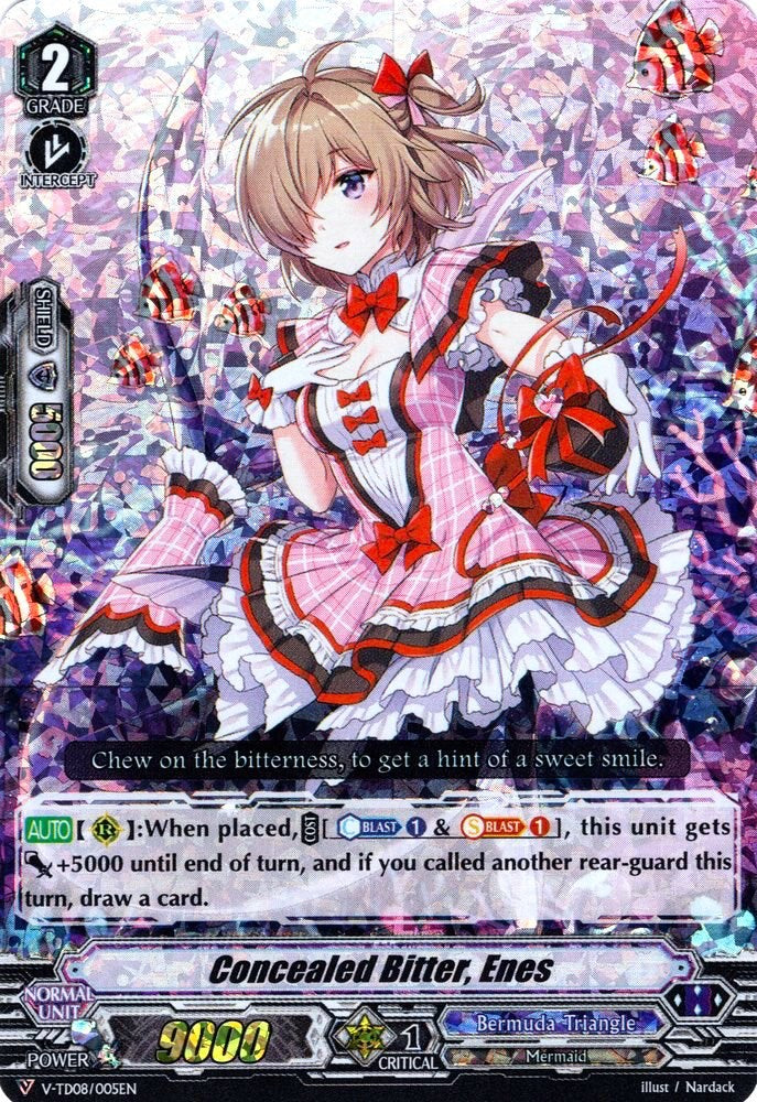 Concealed Bitter, Enes (Parallel Foil) (V-TD08/005EN) [Schokolade Melody]