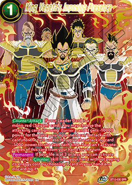 King Vegeta's Imposing Presence (Special Rare) (BT13-030) [Supreme Rivalry]