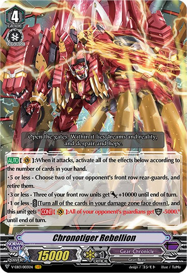 Chronotiger Rebellion (V-EB13/003EN) [The Astral Force]