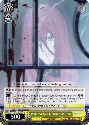 Reduced to a Monster, Tristan (FGO/S87-E009 U) [Fate/Grand Order THE MOVIE Divine Realm of the Round Table: Camelot]