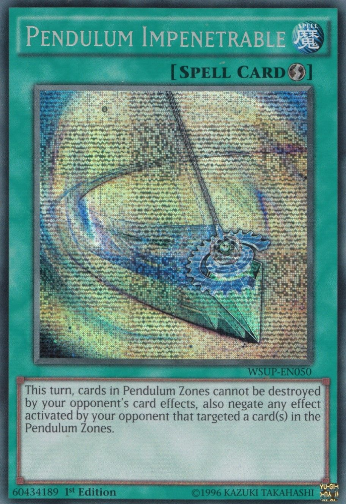 Pendulum Impenetrable [WSUP-EN050] Secret Rare