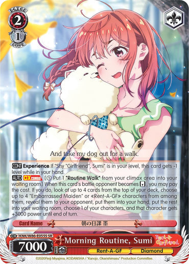 Morning Routine, Sumi (KNK/W86-E055S SR) [Rent-A-Girlfriend]