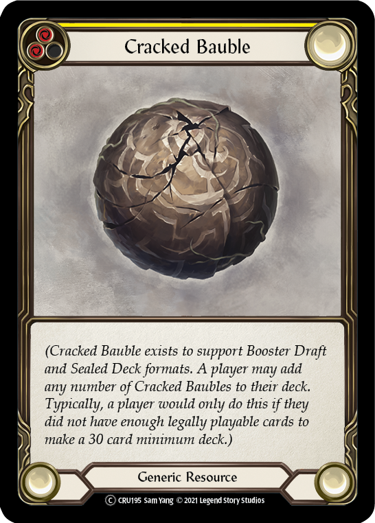 Cracked Bauble [U-CRU195-RF] (Crucible of War Unlimited)  Unlimited Rainbow Foil