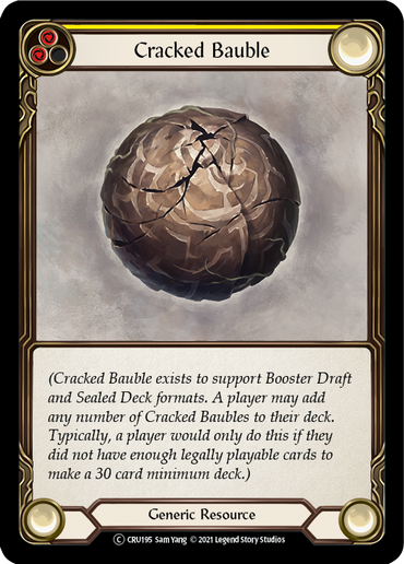 Cracked Bauble [U-CRU195-RF] (Crucible of War Unlimited)  Unlimited Rainbow Foil
