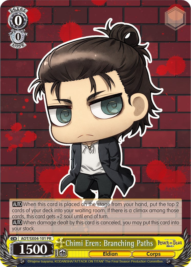 Chimi Eren: Branching Paths (Foil) [Attack On Titan: Final Season]