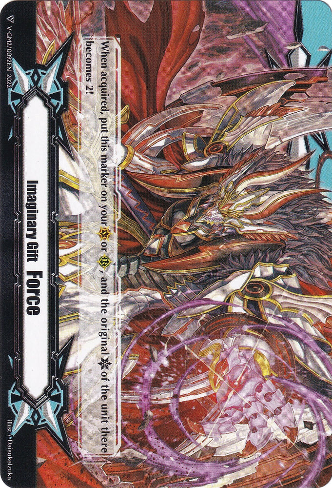 Imaginary Gift [Force] // [Imaginary Gift [Force II] Double-sided Gift Marker - Revenger, Raging Form Dragon (2022) (V-GM/0147EN 2022) [Gift Markers]