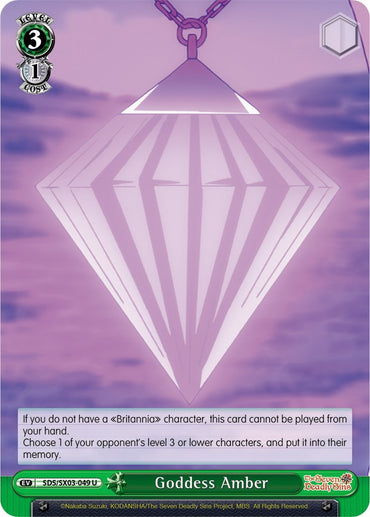 Goddess Amber (SDS/SX03-049 U) [The Seven Deadly Sins]