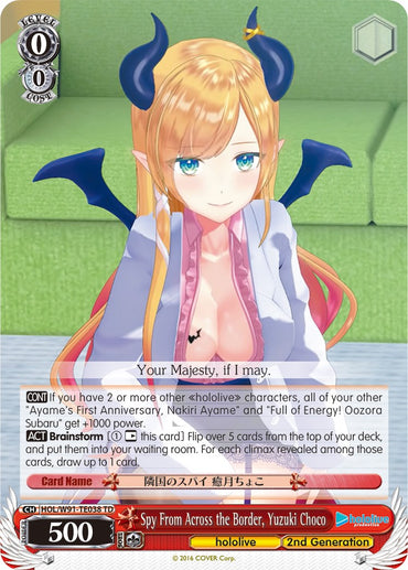 Spy From Across the Border, Yuzuki Choco (HOL/W91-TE038 TD) [hololive production]