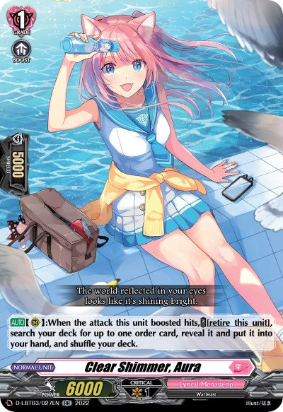 Clear Shimmer, Aura (D-LBT03/027EN) [Lyrical Monasterio: Summertime Memories!]