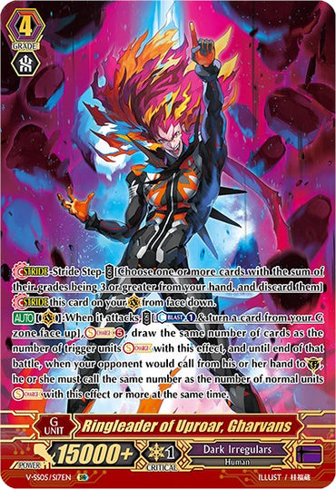 Ringleader of Uproar, Gharvans (V-SS05/S17EN) [Premium Collection 2020]