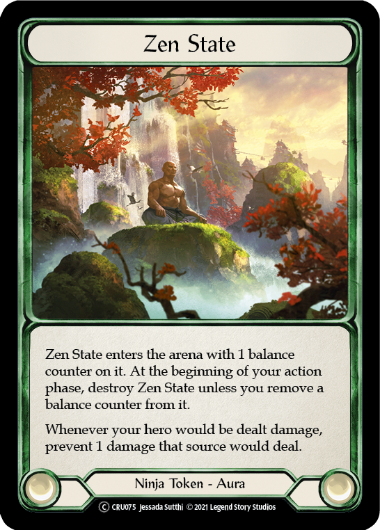 Zen State [U-CRU075-RF] (Crucible of War Unlimited)  Unlimited Rainbow Foil