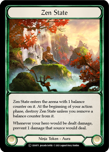 Zen State [U-CRU075-RF] (Crucible of War Unlimited)  Unlimited Rainbow Foil