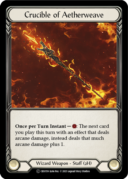 Crucible of Aetherweave [U-CRU159-RF] (Crucible of War Unlimited)  Unlimited Rainbow Foil