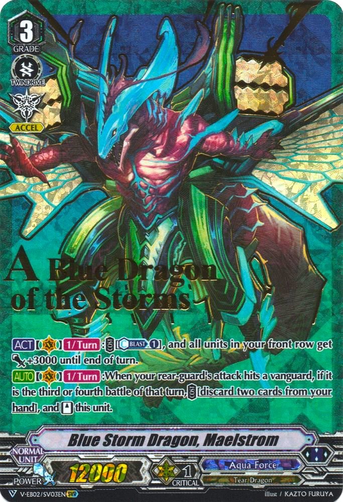 Blue Storm Dragon, Maelstrom (V-EB02/SV03EN) [Champions of the Asia Circuit]