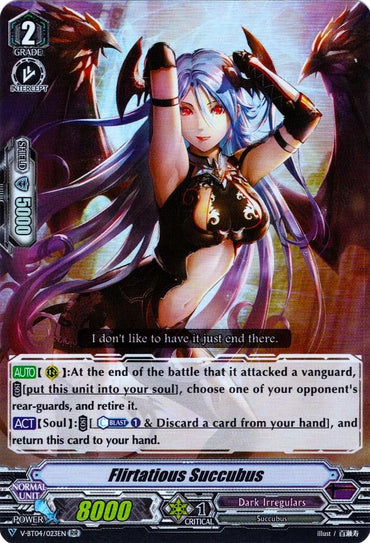Flirtatious Succubus (V-BT04/023EN) [Vilest! Deletor]
