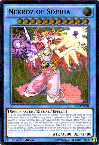 Nekroz of Sophia (UTR) [CROS-EN038] Ultimate Rare