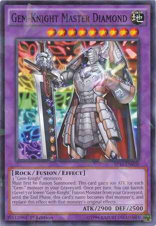 Gem-Knight Master Diamond [SP15-EN030] Shatterfoil Rare