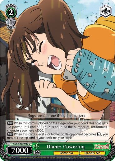 Diane: Cowering (SDS/SX03-047 C) [The Seven Deadly Sins]