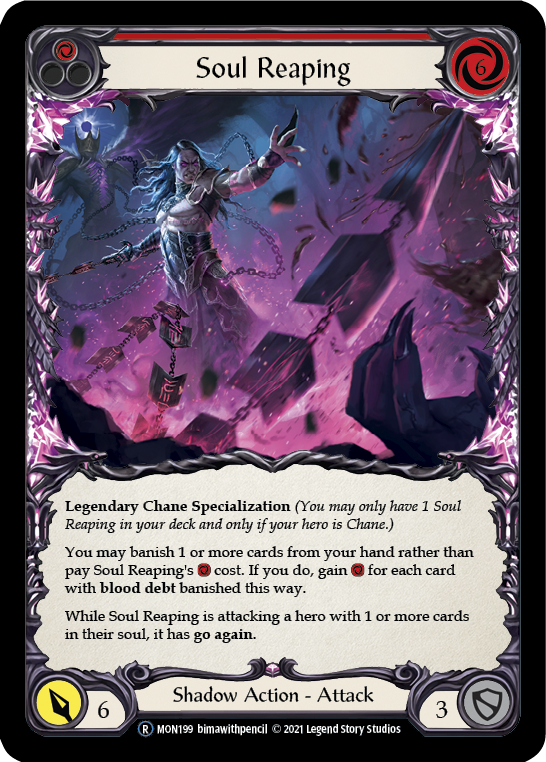 Soul Reaping [U-MON199-RF] (Monarch Unlimited)  Unlimited Rainbow Foil