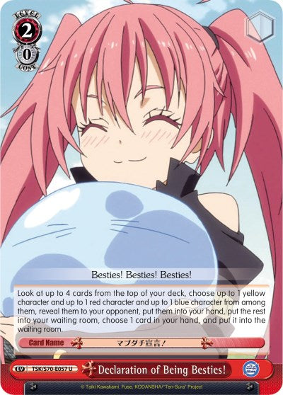 Declaration of Being Besties! (TSK/S70-E057 U) [That Time I Got Reincarnated as a Slime]