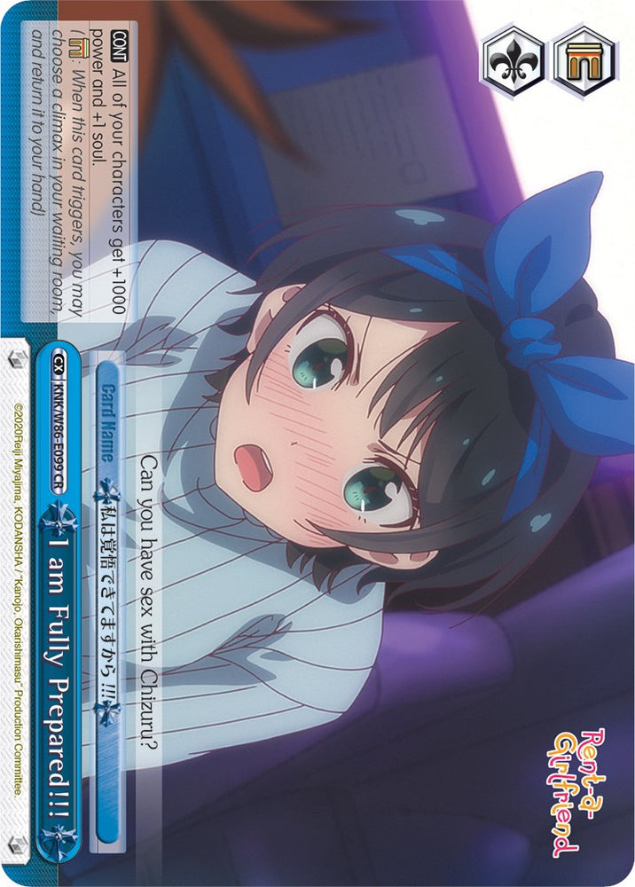 I am Fully Prepared!!! (KNK/W86-E099 CR) [Rent-A-Girlfriend]