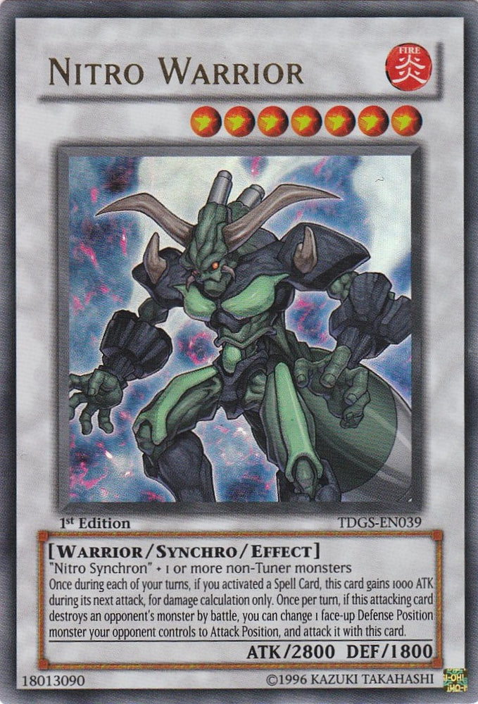 Nitro Warrior [TDGS-EN039] Ultra Rare