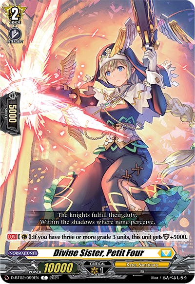 Divine Sister, Petit Four (D-BT02/099EN) [A Brush with the Legends]