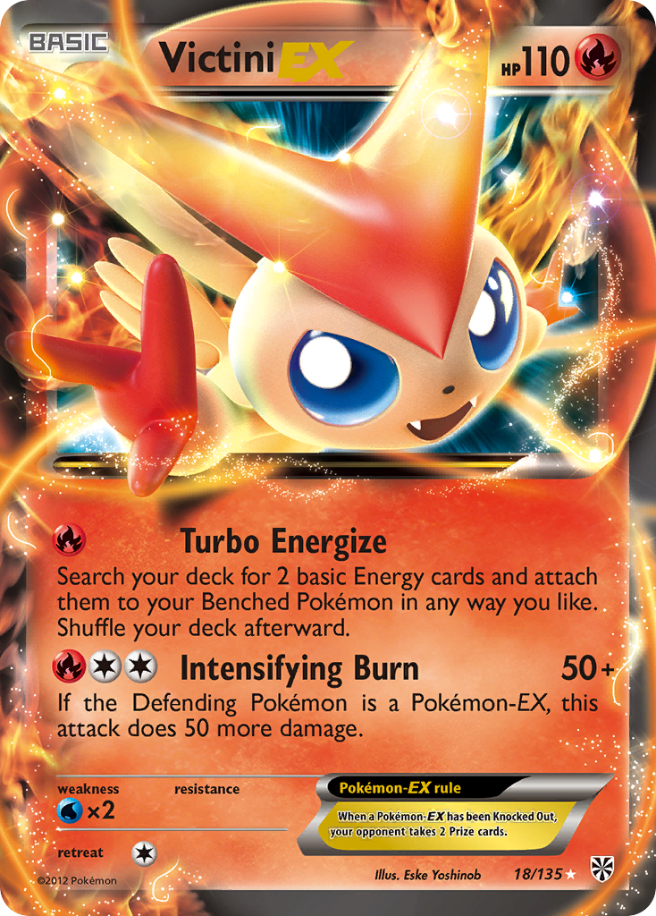 Victini EX (18/135) [Black & White: Plasma Storm]