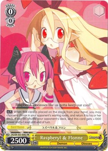 Raspberyl & Flonne (DG/EN-S03-E002 RR) [Disgaea]