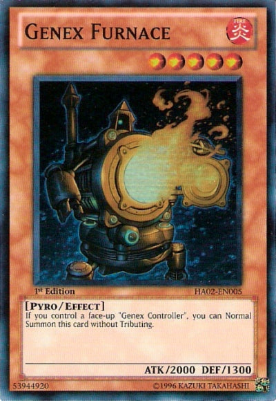 Genex Furnace [HA02-EN005] Super Rare