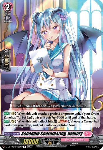 Schedule Coordinating, Remory (D-LBT03/035EN) [Lyrical Monasterio: Summertime Memories!]