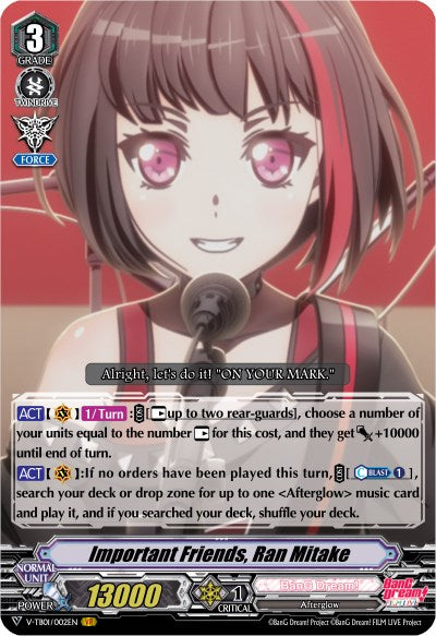 Important Friends, Ran Mitake (V-TB01/002EN) [BanG Dream! FILM LIVE]