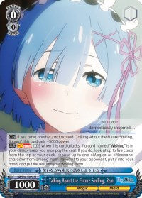 Talking About the Future Smiling, Rem (RZ/S46-E072 U) [Re:ZERO]