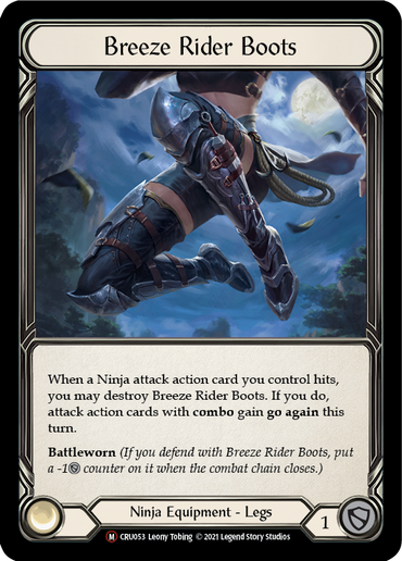 Breeze Rider Boots [U-CRU053-RF] (Crucible of War Unlimited)  Unlimited Rainbow Foil