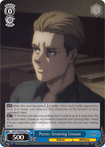 Porco: Growing Unease [Attack On Titan: Final Season]