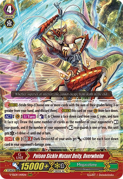 Poison Sickle Mutant Deity, Overwhelm (V-SS09/149EN) [Revival Selection]