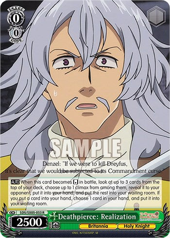 Deathpierce: Realization (Foil) [The Seven Deadly Sins: Revival of The Commandments]
