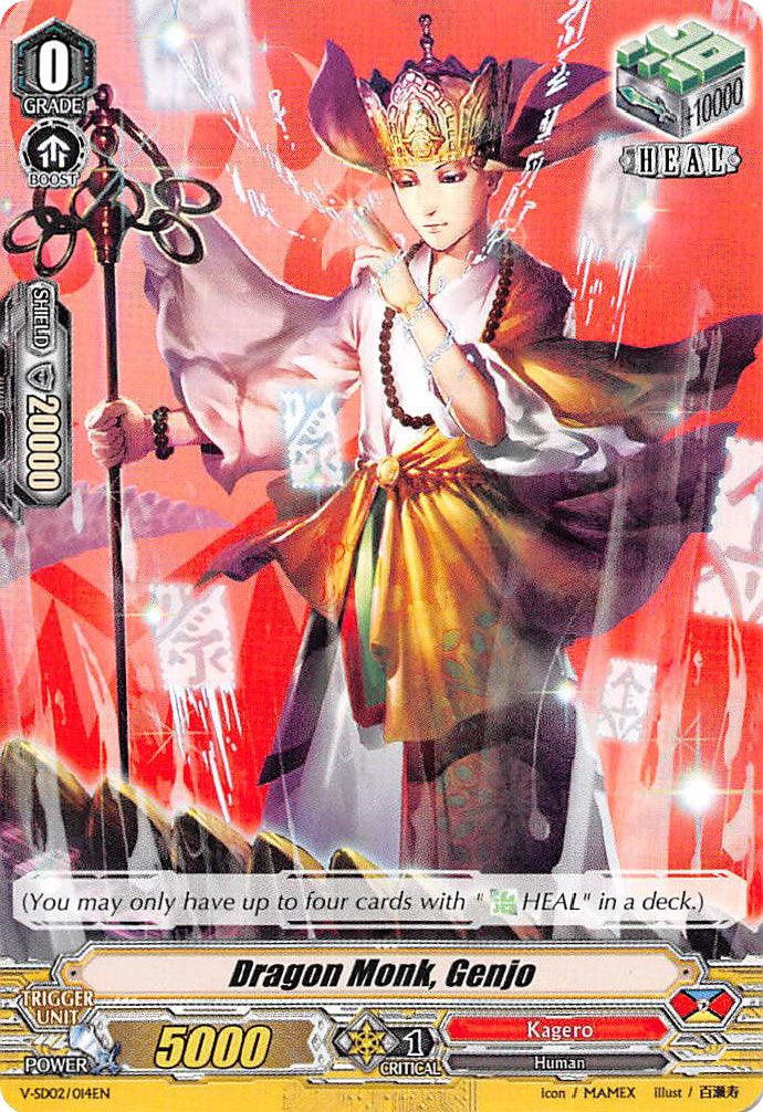 Dragon Monk, Genjo (V-SD02/014EN) [2018 Free Experience Deck 
