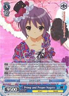 Primp and Proper Nagato (SY/W08-E077R RRR) [The Melancholy of Haruhi Suzumiya]