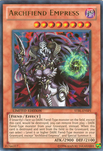 Archfiend Empress [STBL-ENSP1] Ultra Rare